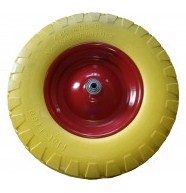 Колесо полиуретановое VicArt d.380х20мм. PU4.80/4.00х80 D20