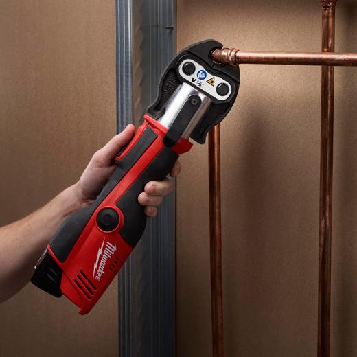 Аккумуляторный пресс-инструмент Milwaukee M12 HPT-202C V-KIT (Li-Ion2Ач)