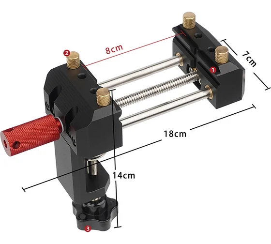 Верстачные прецизионные тиски WOODWORK CLM-070 в Екатеринбурге
