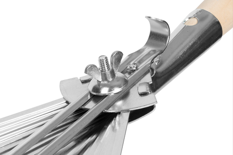 Грабли веерные OFFNER 22 зуба регулируемые сталь/дерево Z1741F0 в Москве 