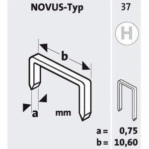 Степлер "Novus" молотковый 4-6мм,J021H в Москве 