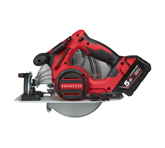 Аккумуляторная циркулярная пила Milwaukee M18 BLCS66-502X 4933464590