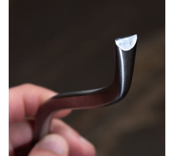 Стамеска для резьбы по дереву ПЕТРОГРАДЪ клюкарза Dog Leg н3 12мм  М00019692 в Москве 