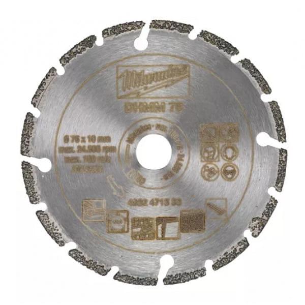 Алмазный диск Milwaukee DHMM 76мм для M12FCOT 4932471333