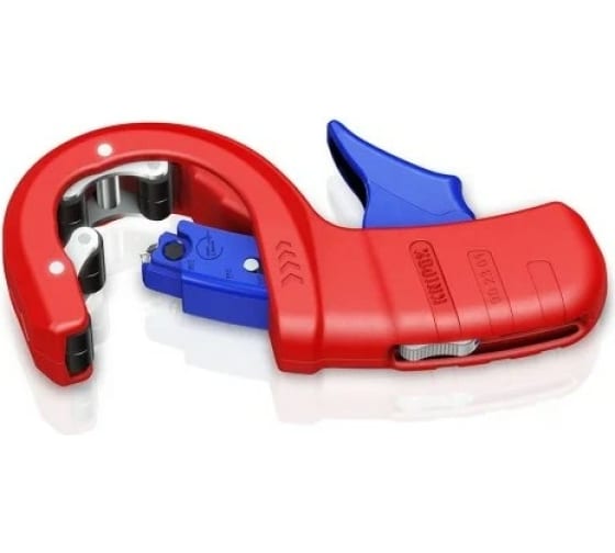 Труборез для пластиковых труб KNIPEX DP50 d.32/40/50мм., толщина стенки до 2,4мм.  KN-902301BK