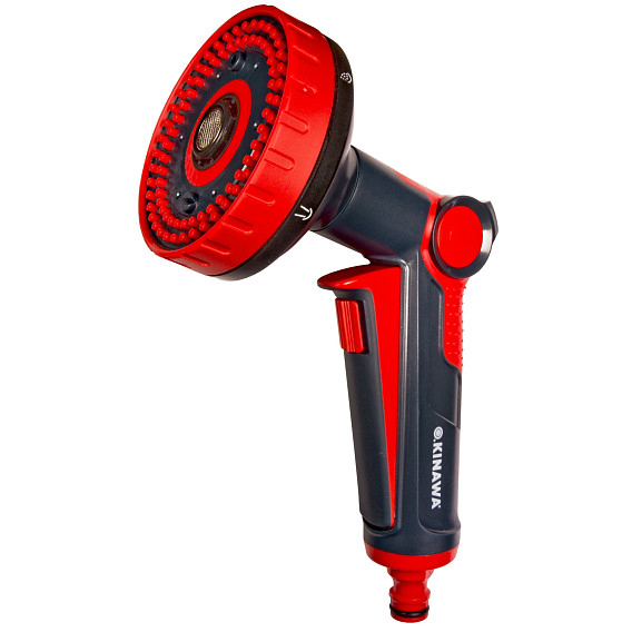 Пистолет-распылитель OKINAWA 6 режимов, пластиковый, с клавишей 2512