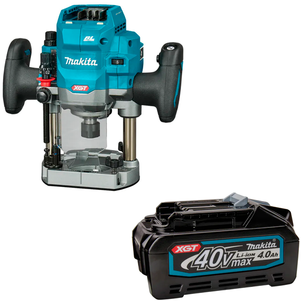 Фрезер аккумуляторный погружной МАКITA RP001GZ + Аккумулятор Makita 632N72-7  PT1574_6 в Екатеринбурге