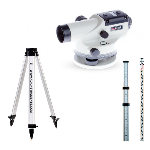 Нивелир оптический ADA  Basis+рейка+штатив  А00117_К