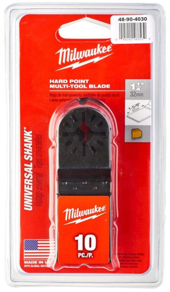 Полотно Milwaukee для мультитул 32мм Plunge Cut (10шт)