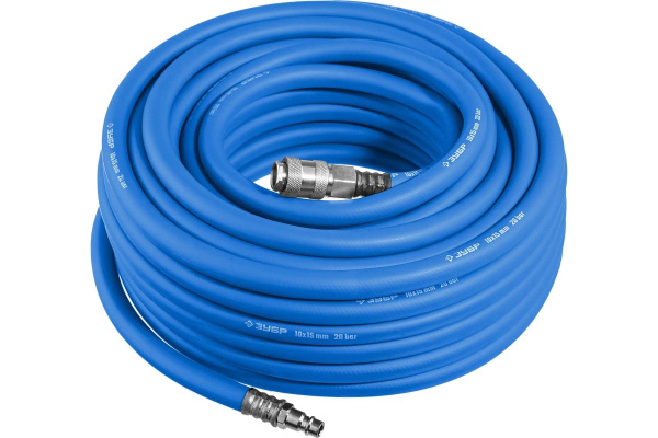 Шланг пневматический спиральный ЗУБР 10х15мм. 15метров.  6481-15 в Екатеринбурге