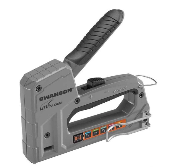 Cтеплер Swanson  UniTacker 5 в 1 (#13, #36, #53, #140 + гвозди) алюм. + комплект 500 скоб STA865 в Москве 