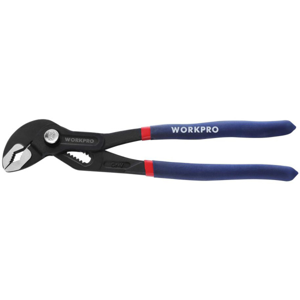 Клещи переставные WORKPRO 250мм CR-V (с кнопкой быстрой регулировки)  WP231155