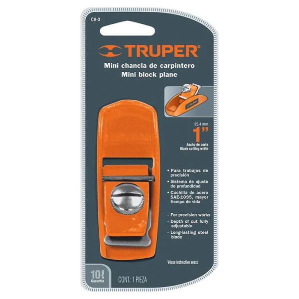 Минирубанок Truper 25.4 мм CH-3 12022 в Москве 