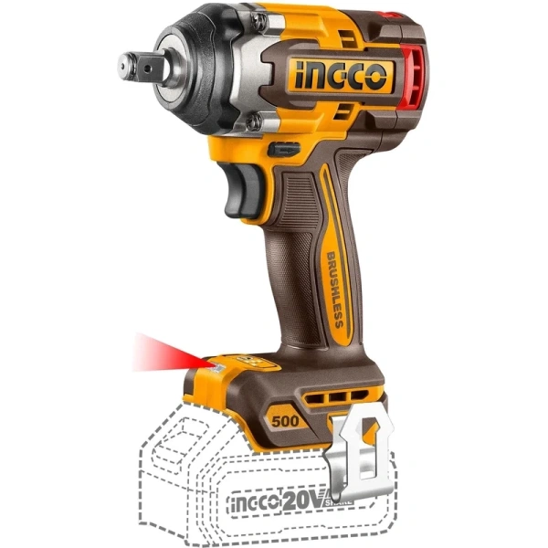 Аккумуляторный ударный гайковерт INGCO CIWLI20501 в Екатеринбурге