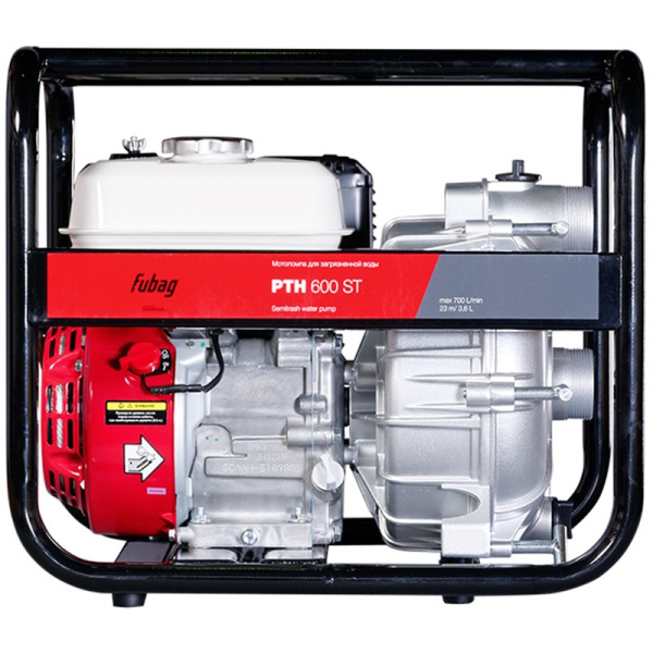 Мотопомпа для слабозагрязненной воды FUBAG PTH 600 ST 838216 в Москве