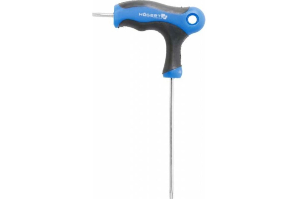 Ключ HOEGERT torx security типа "Т", длинный TT10 HT1W869 в Москве 