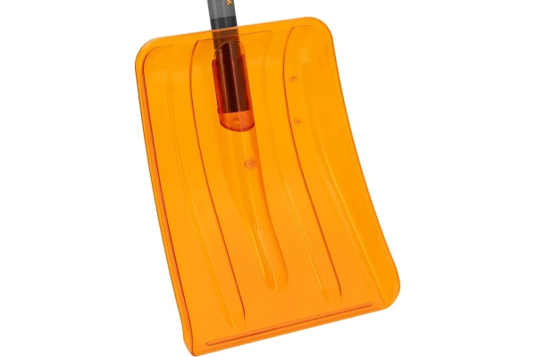 Лопата для уборки снега Сибртех поликарбонат, 270х360х840 мм, стальной черенок, усиленная 61673 в Москве 