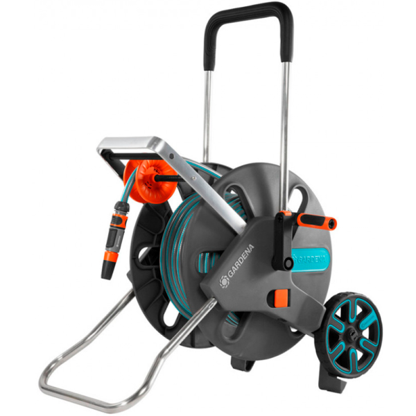 Тележка для шланга Gardena AquaRoll L Easy с комплектом для полива 18522-20.000.00