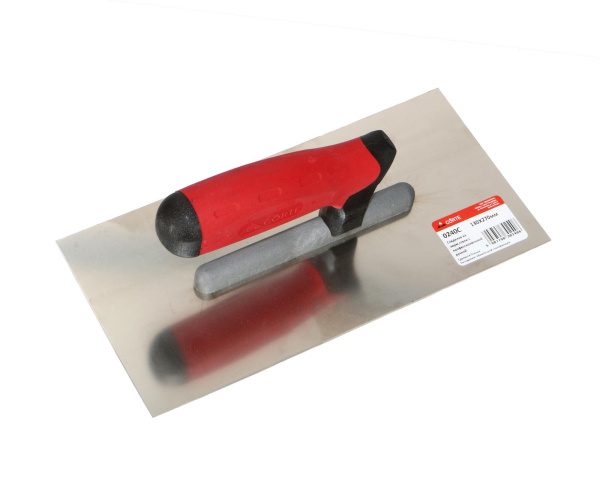 Гладилка из нержавеющей стали "CORTE" 130х270мм. 2-хкомпонентная рукоять  0240C