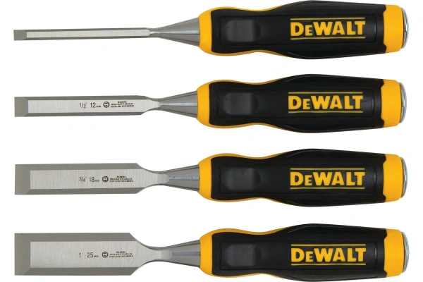 Набор стамесок DeWalt 4 шт, 6, 12, 18, 25 мм  DWHT0-16063 в Москве 