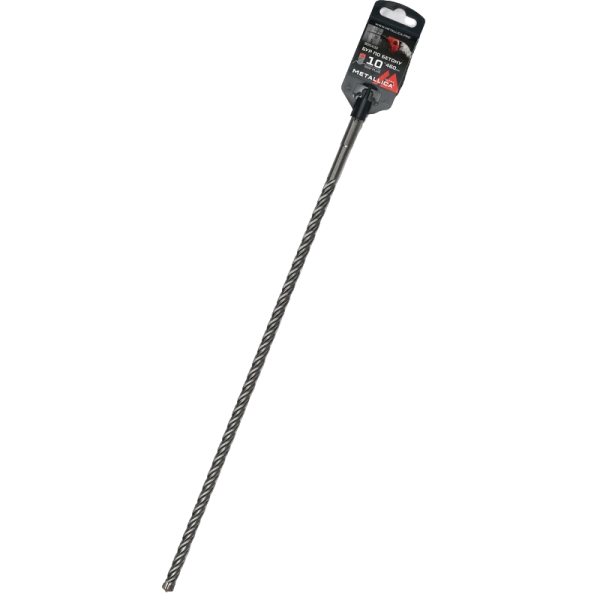 Бур по бетону METALLICA Ultra  SDS-plus 10 х460/400 мм, Х-напайка, 4 спирали 905432 в Москве