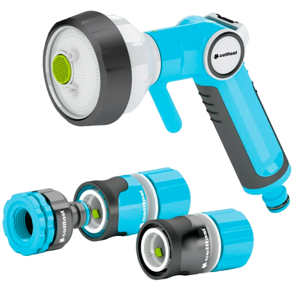 Комплект CELLFAST ERGO с 4-х функциональным пистолетным оросителем 53-540