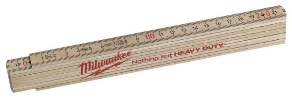 Складной метр Milwaukee 2м деревянный тонкий