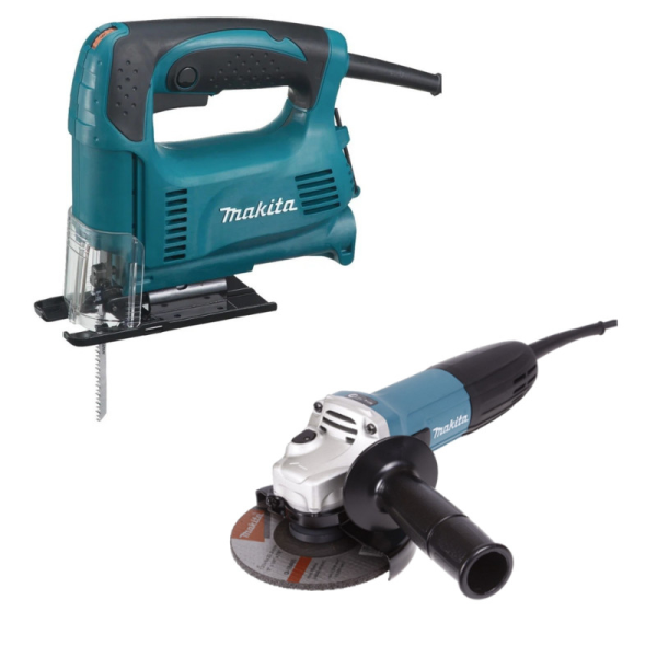 Набор Makita DK0122: лобзик 4326 + угловая шлифмашина GA5030 в Москве