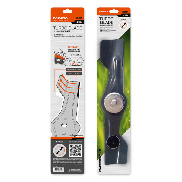 Нож для газонокосилки DLM 510 DAEWOO ТУРБО