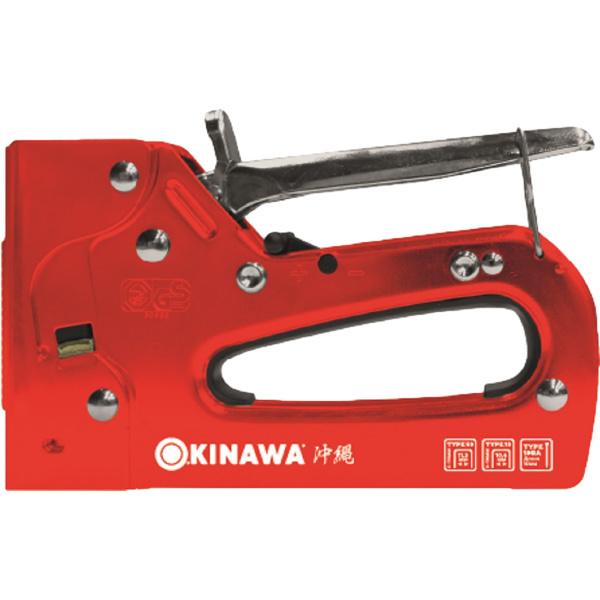 Степлер механический OKINAWA HEAVY 3в1 тип53 (6-14мм.), тип13 (6-14мм.),гвозди тип18GA (15мм) 2364 в Москве 