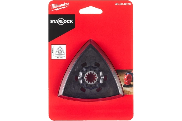 Шлифовальная подошва Milwaukee 93 х 93 мм с липучкой  48906070