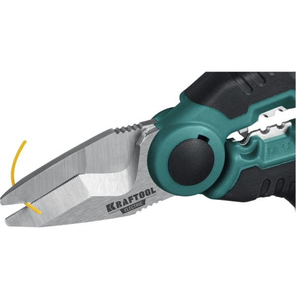 Ножницы электрика KRAFTOOL Electric  4-в-1 160 мм с чехлом  23356 в Москве 