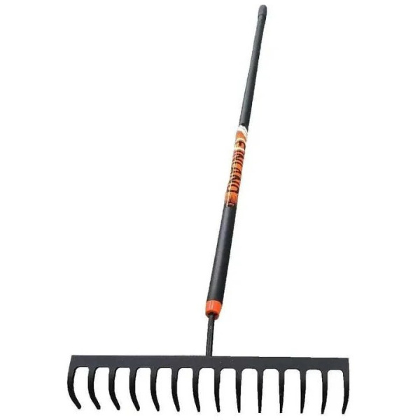 Грабли FINLAND стальные 360х1550 мм, 14 зубьев, алюминиевый черенок 2335 в Москве 