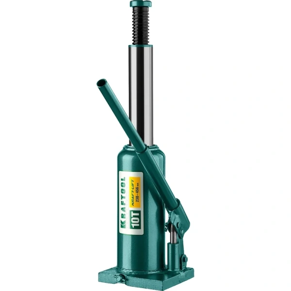 Домкрат гидравлический бутылочный KRAFTOOL KRAFT-LIFT 10 т  230 - 460 мм  43462-10 в Москве 