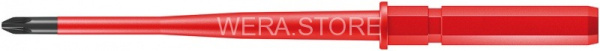 Стержень шлиц-крест Pozidriv с тонким жалом для автоматов WERA Kraftform Kompakt VDE 65 iS PZ/S2 WE-003448