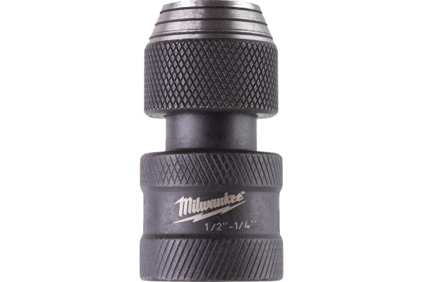 Переходник Milwaukee с 1/2" квадратный хвостовик на 1/4"HEX (замена для 48034410) 4932471828