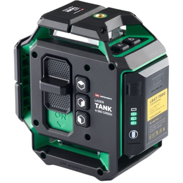 Нивелир лазерный ADA Laser TANK 4-360 Green Basic Edition 2H/2V до 40/70м.  А00631 в Москве