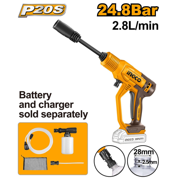 Мойка аккумуляторная INGCO CPWLI2036 в Екатеринбурге