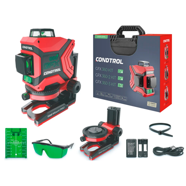 Нивелир лазерный CONDTROL GFX360-3 Kit  1-2-404 в Москве