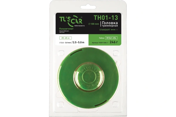 Головка триммерная TUSCAR TH01-13 Standart, гайка M10*1,25L 102011304-1