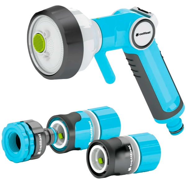 Комплект CELLFAST ERGO с многофункциональным пистолетным оросителем 53-535 в Москве