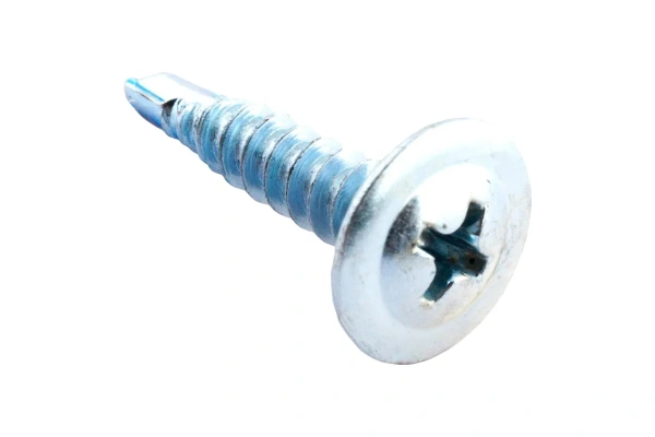 Саморез с пресшайбой СТРОЙБАТ  для тонких пластин с буром оцинкованные 4,2х16мм 1400шт  203660 в Москве