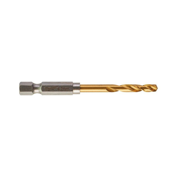 Сверло по металлу Milwaukee RedHEX HSS-G TiN 4.2мм (1шт)