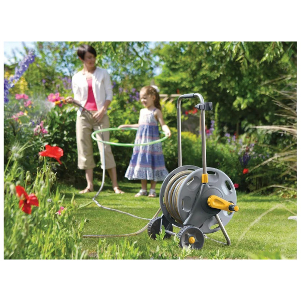 Катушка на колесах HoZelock сборная для шланга длиной 60м  2434R3600 в Екатеринбурге
