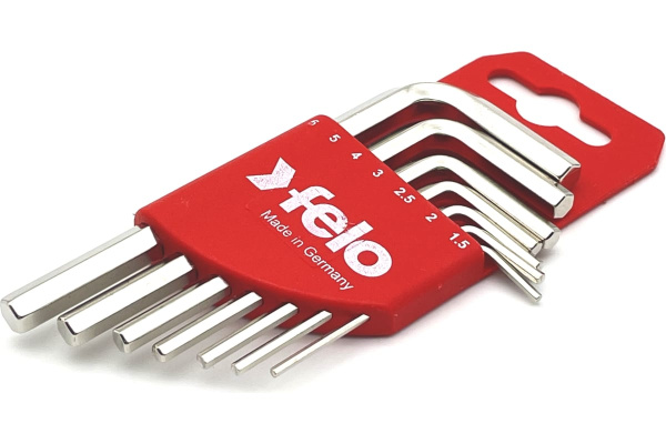 Набор шестигранников удлиненных с шаром FELO HEX1,5-6мм. 7пр.  34500711 в Москве 