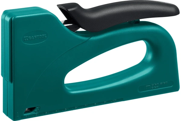 Степлер пластиковый Kraftool STRIKE 3-в-1 тип 53 (A/10/JT21) 23GA (6 - 10 мм)/13/23  3189 в Москве 