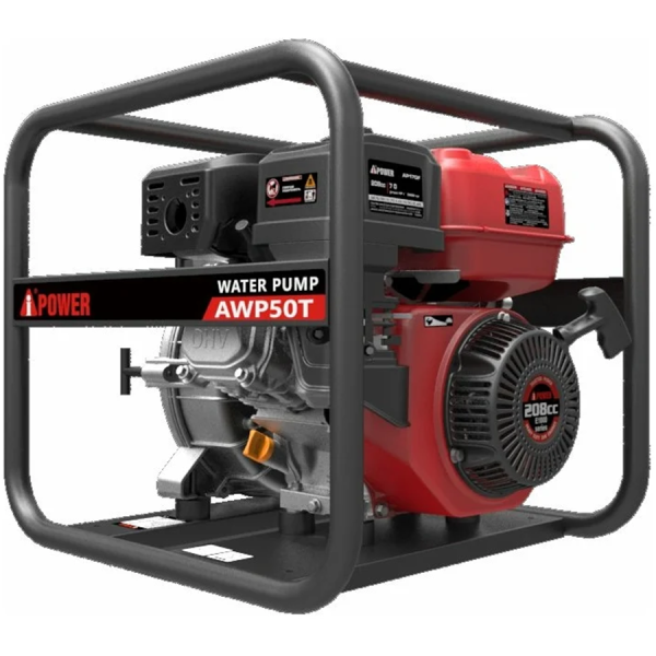 Мотопомпа бензиновая для грязной воды A-iPower AWP50T 30221 в Москве