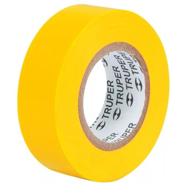 Изолента Truper акрил, 18м. ширина 19мм желтая M-33A 12503 в Москве