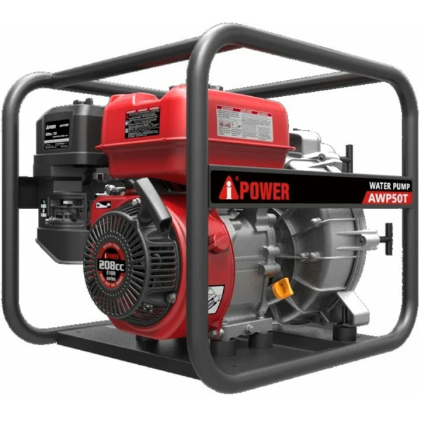 Мотопомпа бензиновая для грязной воды A-iPower AWP50T 30221