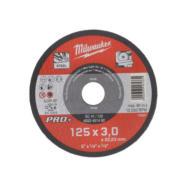 Отрезной диск Milwaukee SCS 41/115х3 PRO+ 1шт